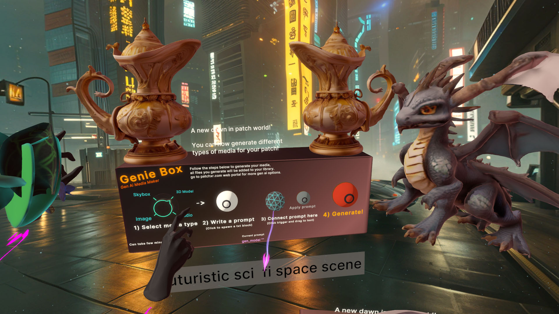 Gen AI now inside PatchWorld with the Genie Box