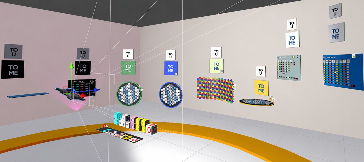 A PatchWorld workspace showing raycast-controlled instruments built around HOST