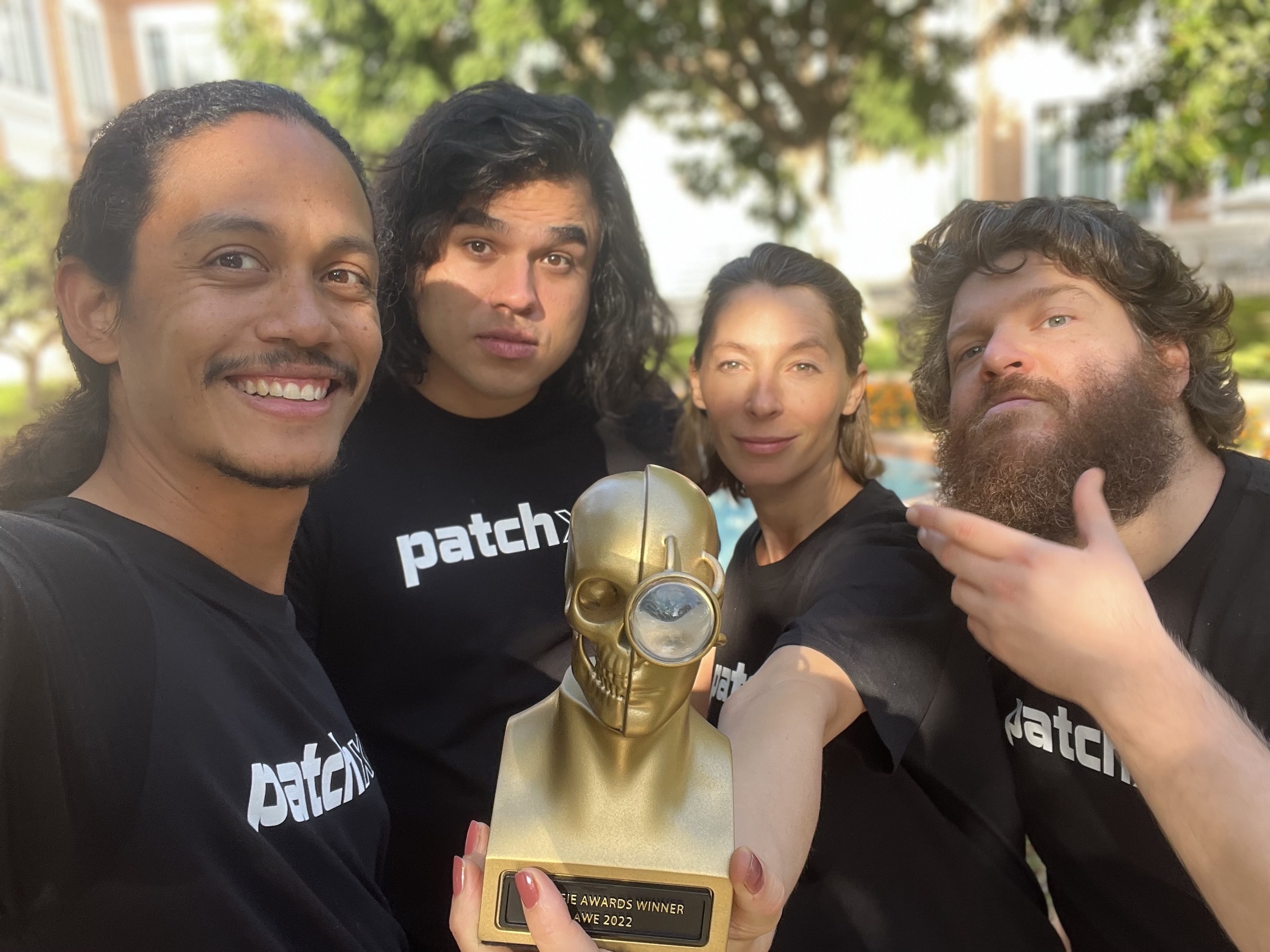PatchXR team won an Auggie Award  for best start-up to watch